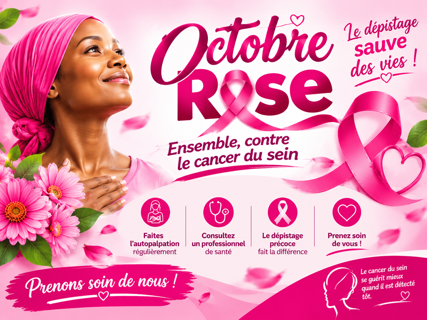 Octobre Rose : ensemble pour la prévention du cancer du sein